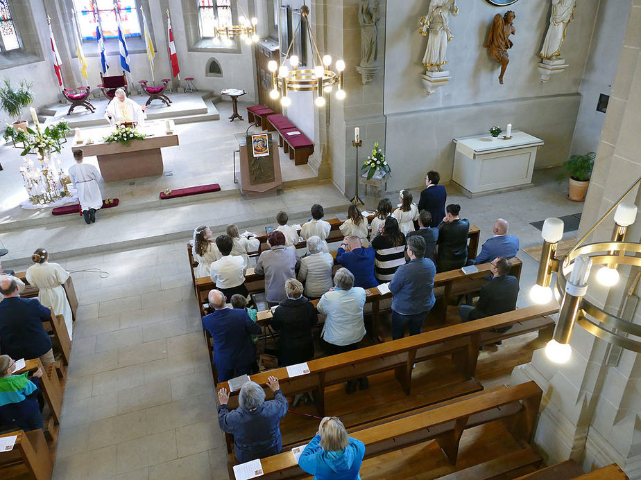 Dankgottesdienst der Kommunionkinder (Foto: Karl-Franz Thiede)